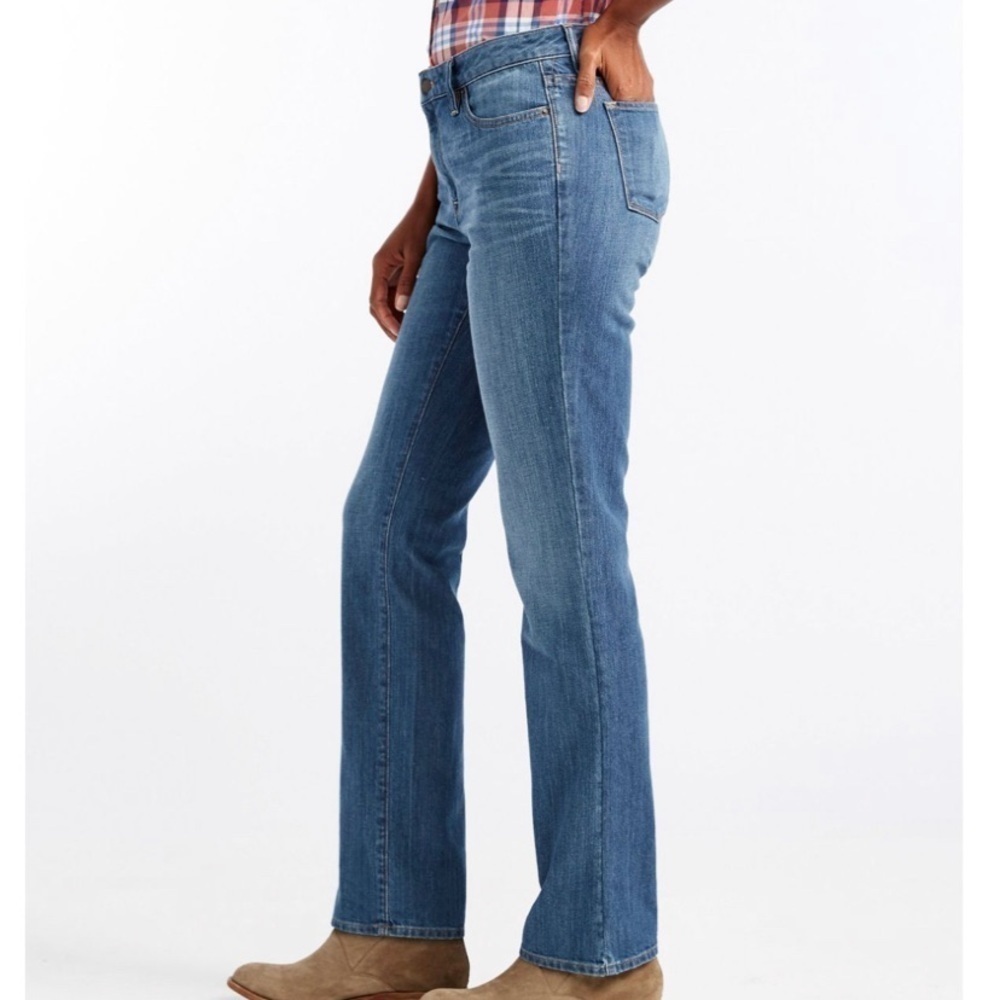 Women's L.L.Bean 1912 Jeans, Favorite Fit Straight-Leg - Picture 11 of 11
